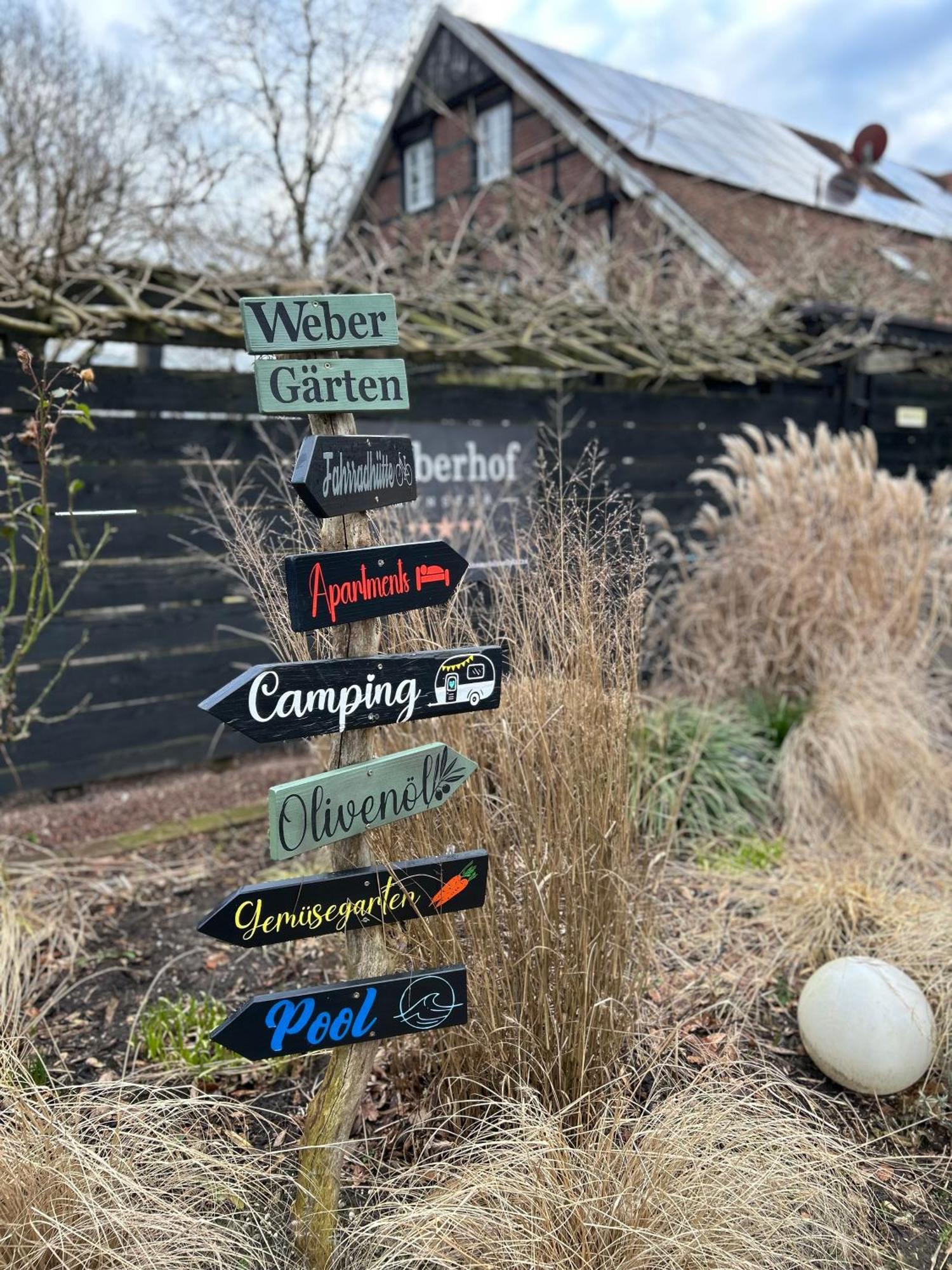 Weberhof-Muenster Glamping Hotell Exteriör bild